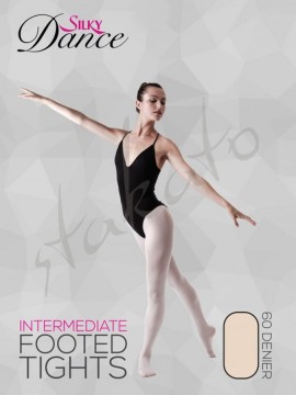 Rajstopy baletowe dziecięce Intermediate Silky Dance