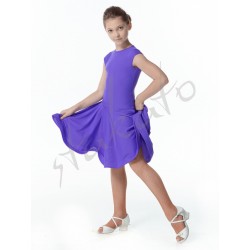 Wiktoria Competition dress with Italian sleeves for girls