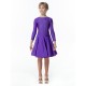 Dress with 3/4 sleeves and lace for girls 