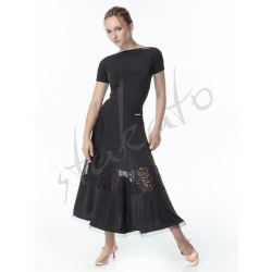Fabia Long skirt with flock and crinoline
