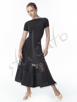 Fabia Long skirt with flock and crinoline DanceMe