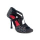 Portdance model PD508 Black Nubuck Polka