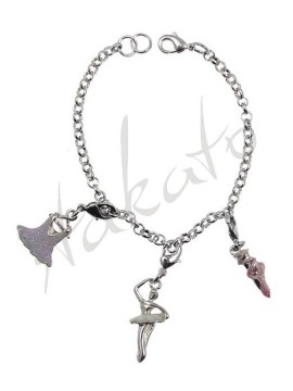 Ballet bracelet with pendants Ella