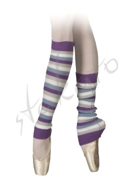 Stripy legwarmers Zebra Sansha