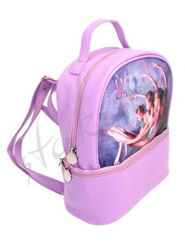 I LOVE DANCE Lilla backpack