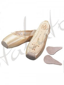 Sansha Ovation pointe shoes with leather toe tips