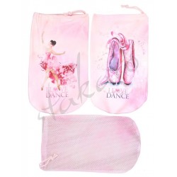 Woreczek na baletki / pointy I LOVE DANCE Akwarele