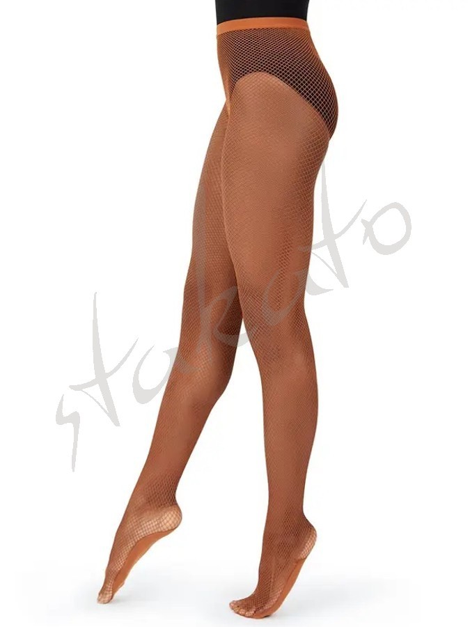 Footless Fishnet with Lace Trim Silky Dance - Stakato - salon dla
