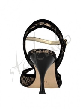 Tangolera model A1 Pizzo Nero Carne T6